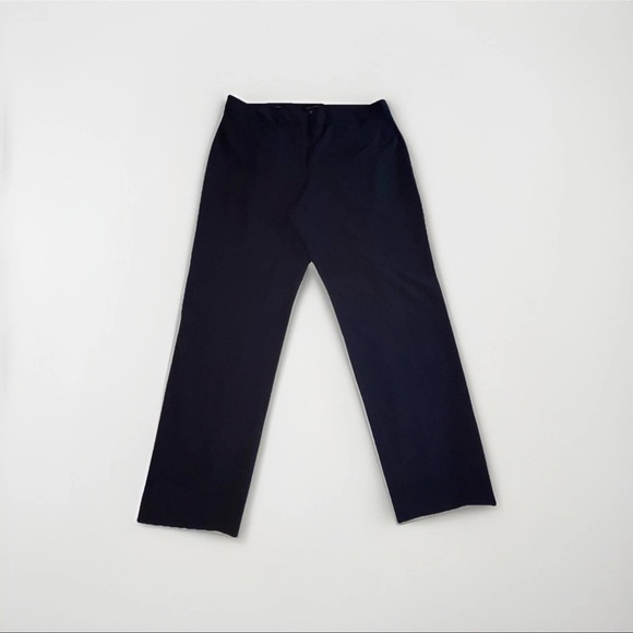 Talbots Pants - Talbots Heritage Navy Blue Pants Straight Leg Career To Casual Size 14